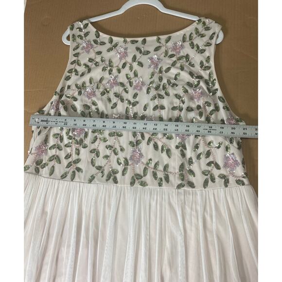 NWT ADRIANNA PAPELL DRESS GOWN 22W MOTHER OF THE BRIDE BRIDESMAID FORMAL EVENING - Picture 11 of 13